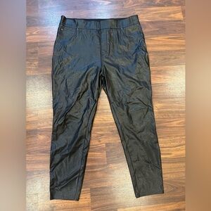 Spanx Faux Leather Leggings Pants Plus Size